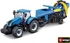 Bburago Traktor New Holland T7.315 S Kultivátorom 10 Cm Náhľad obrázku produktu 4