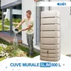 4rain Cuve Murale SLIM 500 L, sable - Réservoir robuste Voir les images du produit 2