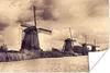 MuchoWow® Poster Mühlen - Wasser - Niederlande 90x60 cm - Produktbild-Vorschau 1