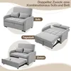 Merax multifunktionales Klappsofa Bett – Verstellbare Produktbild-Vorschau 9