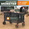 BigDean XXL Bollerwagen pliable avec toit 260L 150kg de Voir les images du produit 6