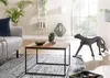 FineBuy Couchtisch quadratisch 60x60 cm Akazie Massivholz · Produktbild-Vorschau 2