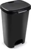 Treteimer - schwarz - Kunststoff - 50 l Produktbild-Vorschau 1
