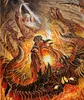 PEINTURE PAR NUMEROS AVEC CADRE Combat de Balrog Le Voir les images du produit 1