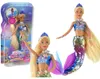 Lean Toys Blaue Meerjungfrau Puppe Lange Blonde Haare Produktbild-Vorschau 1