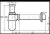 Bouchon de bouteille Viega, coupe 50mm, chromé, 100674, Anteprima dell’immagine prodotto 8