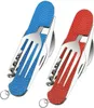 6-in-1-Klappbesteckset aus Edelstahl (2-teilig), Produktbild-Vorschau 1