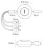Baseus Bright Mirror 3, USB 3-in-1 cable for micro USB / Anteprima dell’immagine prodotto 17