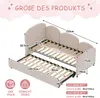 MODFU Banquette-Lit 90x200 cm avec Lit Gigogne 90x190 cm - Voir les images du produit 4