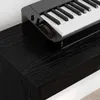 vidaXL Pied de piano noir imitation chêne 100 x 32 x 64 cm Voir les images du produit 4