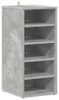 vidaXL Scarpiere 2 pezzi Grigio cemento 31,5x35x70 cm Anteprima dell’immagine prodotto 3