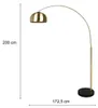 ARGENTINA lampada ad arco in piedi oro Trio 411700108 Anteprima dell’immagine prodotto 7