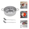 Acier inoxydable Hot Pot 32cm 304 Qualité alimentaire Shabu Voir les images du produit 1