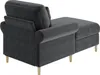 okwish Skládací spací křeslo / lounge křeslo s opěrkou zad, Náhled obrázku produktu 5