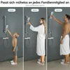 Auralum 70 cm Duschstange aus Edelstahl–Wandmontierte Produktbild-Vorschau 11