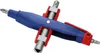 Knipex 00 11 07, Blau, Metallisch, Rot, Druckgusszink, 2 Produktbild-Vorschau 2