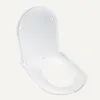 Amazon Basics Toilettensitz D-Form, Soft-Close-Funktion, Produktbild-Vorschau 3