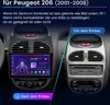 DAB Carplay 6G+128GB Für PEUGEOT206 2001-2008 9''Android13 Produktbild-Vorschau 22