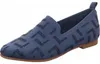 Scarpe da donna, mocassini, scarpe basse, blu, casual Anteprima dell’immagine prodotto 4