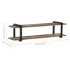 vidaXL TV Schrank 160x40x40 cm Recyceltes Massivholz - Produktbild-Vorschau 6