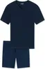 Schiesser pyjama pantalon court uncover midnight blue Voir les images du produit 3