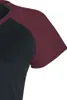 RED by EMP Damen schwarz-rotes Basic T-Shirt in körpernaher Produktbild-Vorschau 3