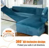 2er Set L-Form Sofabezug Couchbezug Schonbezug, Universelle Produktbild-Vorschau 10