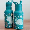 Trinkflasche Tiere - 21 x 7 cm - Dunkelblau | by Sassi Produktbild-Vorschau 2