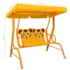 vidaXL Altalena hollywood per bambini giallo 115 x 75 x 110 Anteprima dell’immagine prodotto 6