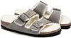 Birkenstock 1017403 Herren-Pantoletten in Grau – schmale Produktbild-Vorschau 4
