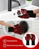 Hitzebeständige Grill- & Ofenhandschuhe für Küche, Backen, Produktbild-Vorschau 4