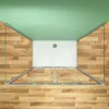 140X80X190cm U-Duschkabine Duschabtrennung Eckeinstieg Produktbild-Vorschau 4