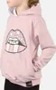 KMISSO Mädchen Pullover mit Kapuze Power Stars Lachs 140 Produktbild-Vorschau 2