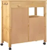 Carrello da cucina MONZA 84x40x90 cm in legno di pino Anteprima dell’immagine prodotto 7