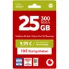 Vodafone Prepaid CallYa S|25 GB|10 EUR Startguthaben|ohne Produktbild-Vorschau 1