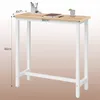 WOLTU 1x Bartisch Esstisch, Metallgestell, Tischplatte aus Produktbild-Vorschau 3
