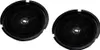 Two black circular carbon filters for a kitchen hood. Produktbild-Vorschau