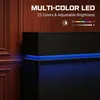 Schuhschrankmit LED-Leuchten, 20 Paar, 4 Klappen(100B cm) | Produktbild-Vorschau 4