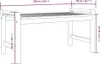 vidaXL Konferenčný stolík 100x50x50 cm Masívne drevo Akácia Náhľad obrázku produktu 7