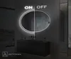Badspiegel mit Beleuchtung 110 x 60 cm   - LED Farbe Produktbild-Vorschau 4
