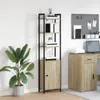 vidaXL Regał dąb sonoma 40 x 24 x 161 cm Materiał Podgląd zdjęcia produktu 1