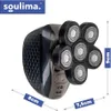 Soulima 26423 Rasoir et tondeuse rotatifs 7 en 1, noir Voir les images du produit 17