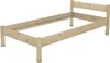 Pfostenbett aus Zirbenholz (Zirbe) "Zirben-Amelie" 100cm x Produktbild-Vorschau 2