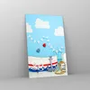 Bilder auf glas - Einteilig - Boot Anker Wolken Junge - Produktbild-Vorschau 4