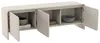 Selsey Lummo – TV-Lowboard 3-türig, 156 cm, kaschmirgrau Produktbild-Vorschau 4
