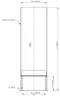 Ofenrohr Doppelwandfutter lang Edelstahl Ø150mm - 490mm Produktbild-Vorschau 5