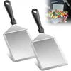 BBQ Grillspatel Set 2er Edelstahl Wender 130mm Küchenwender Produktbild-Vorschau 1