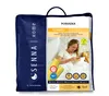 A product package for a pillow, featuring a woman and product details. Náhľad obrázku produktu
