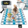 Plážová deka na piknik, izolační, 200 x 200 mm, s kotvami, Náhled obrázku produktu 1