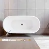 AICA freistehende Badewanne 150x70cm Oval Acrylwannen Produktbild-Vorschau 4